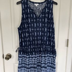 purejill tie dye cover-up/dress size XL
